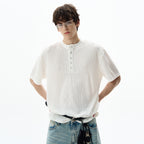 Atelier Rib Henley Tee