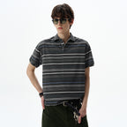 Veyric Distressed Polo Tee