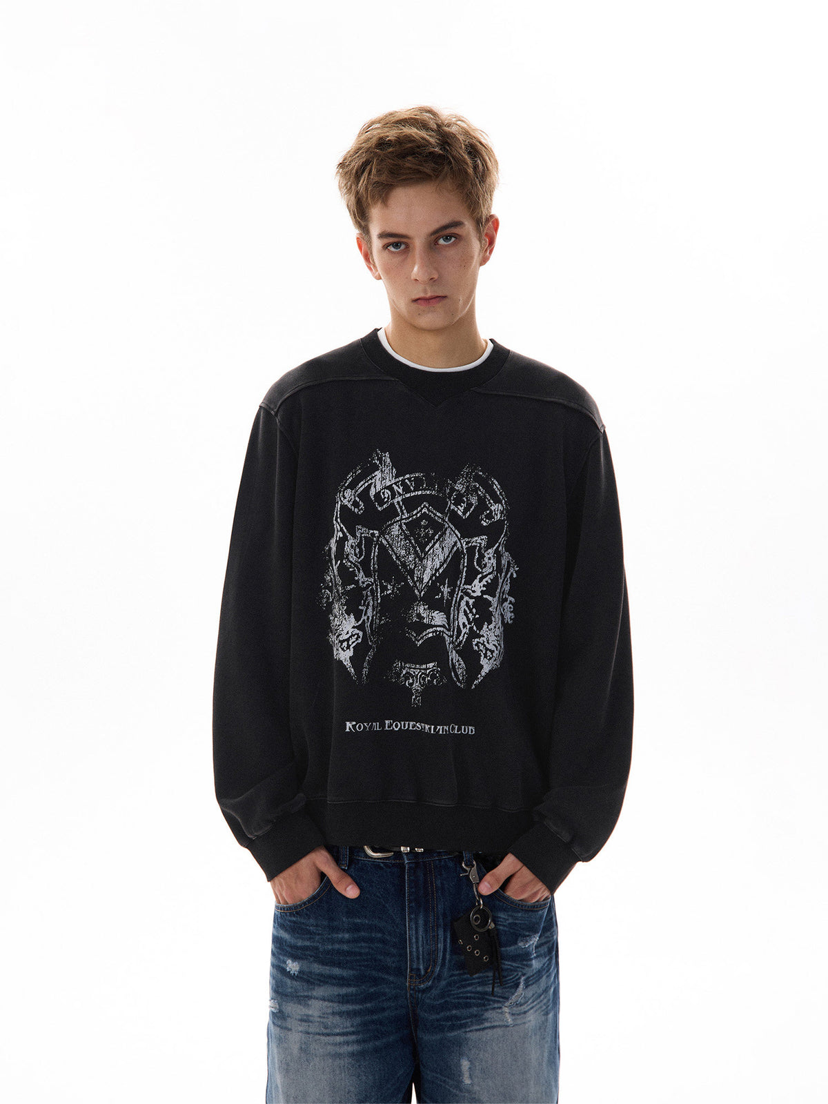 Ruin Crest Graphic Crewneck