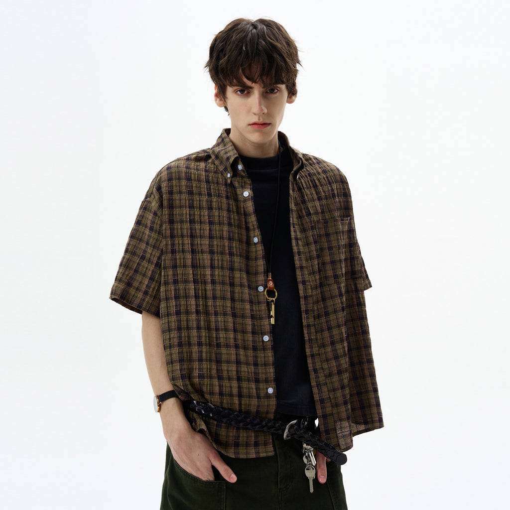 Atelier Mocha Check Shirt