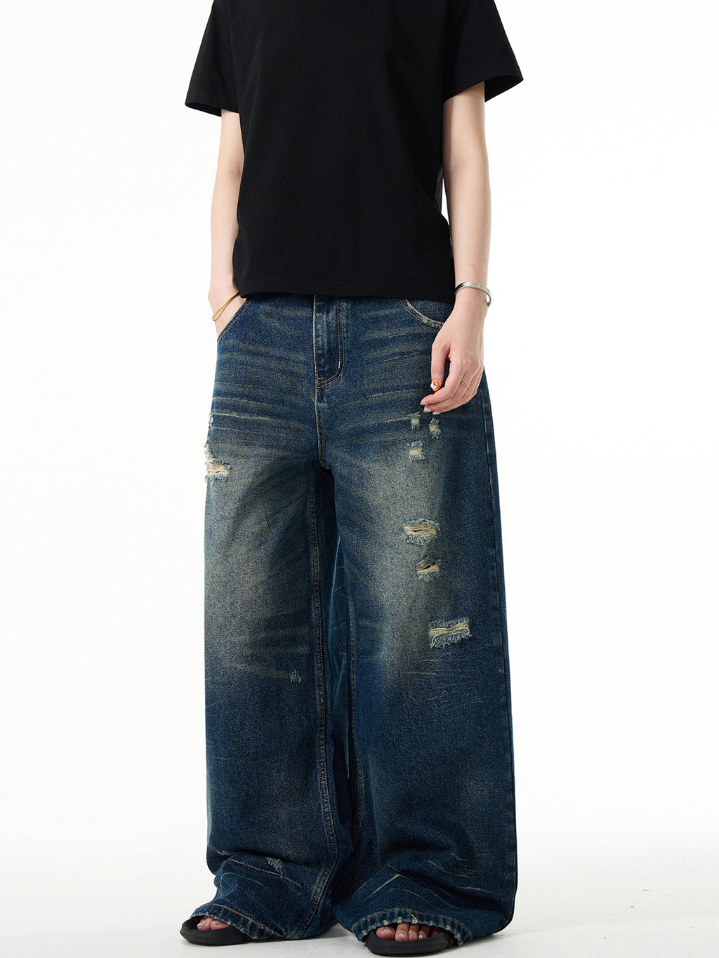 Heritage Distressed Denim