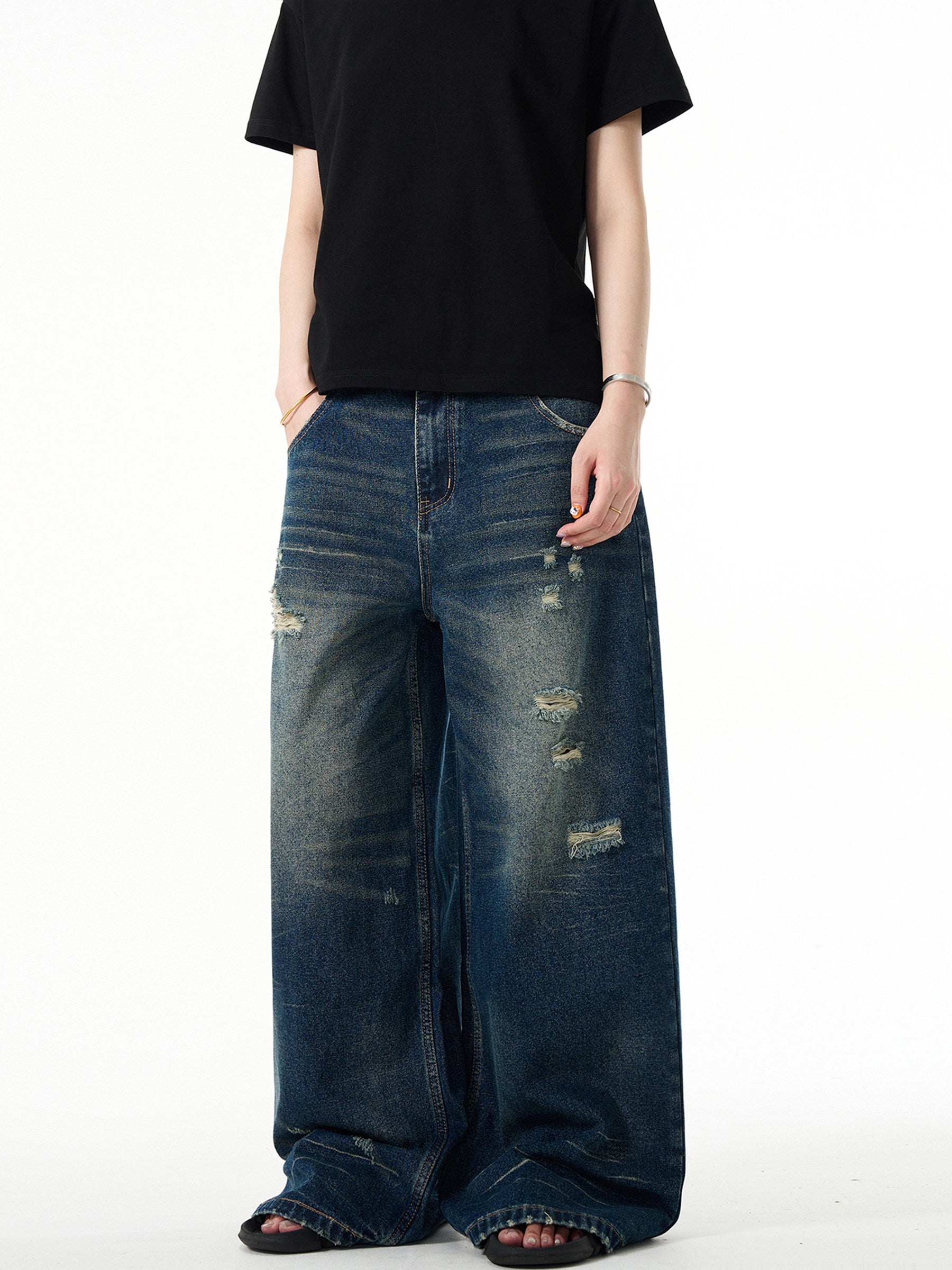 Heritage Distressed Denim