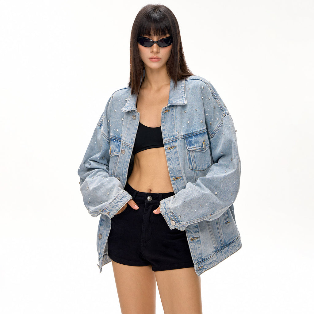 RELAY Distressed Denim Jacket