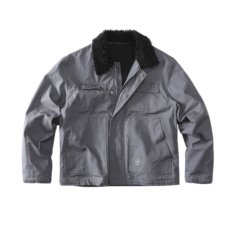 Heritage Fur-Collar Work Jacket