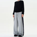 Wide Leg Track Sweatpants