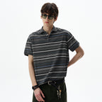 Veyric Distressed Polo Tee