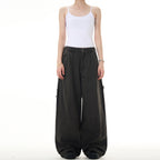 Utility Wide-Leg Cargo Pants