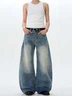 Street Form Washed Straight Denim
