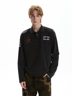 Western Outlaw Long-Sleeve Polo