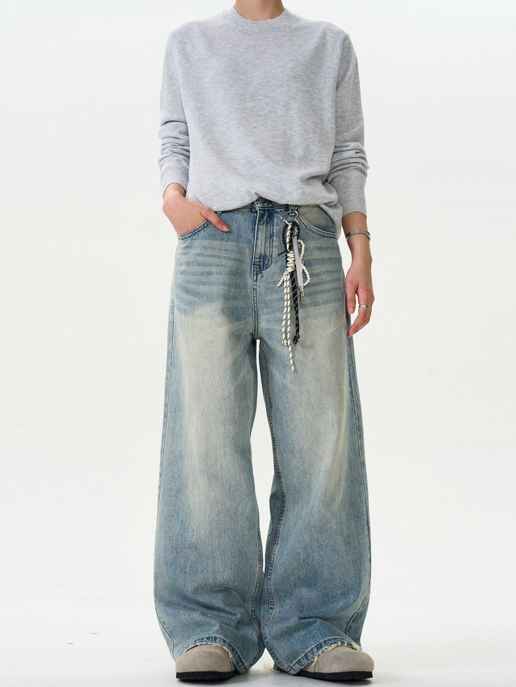 Atelier Vintage Wide Leg Denim