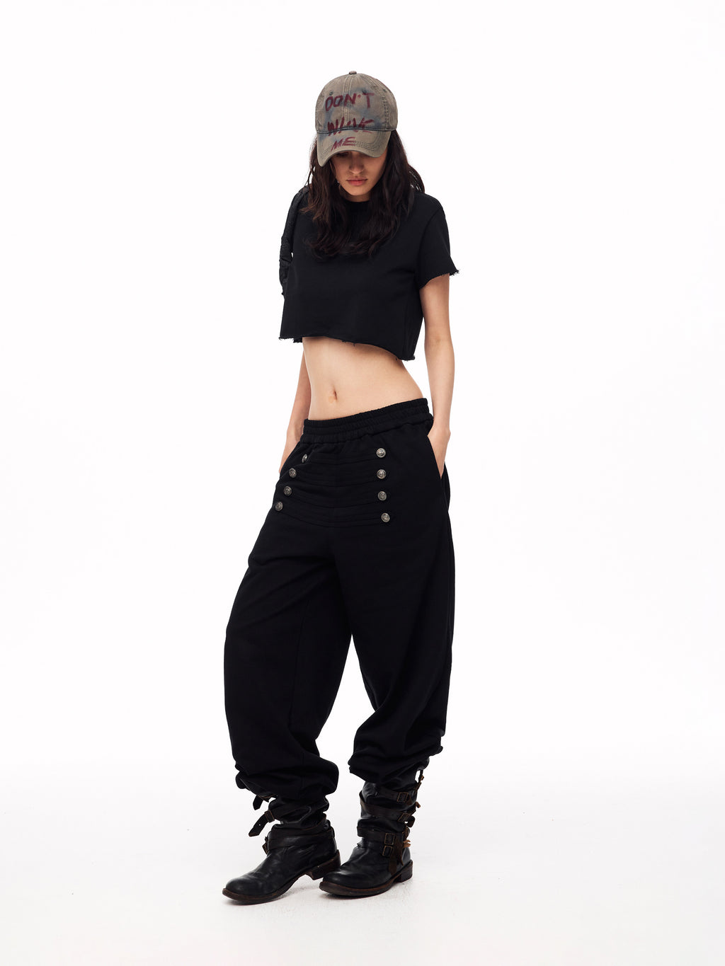 Halo Raw Crop Tee