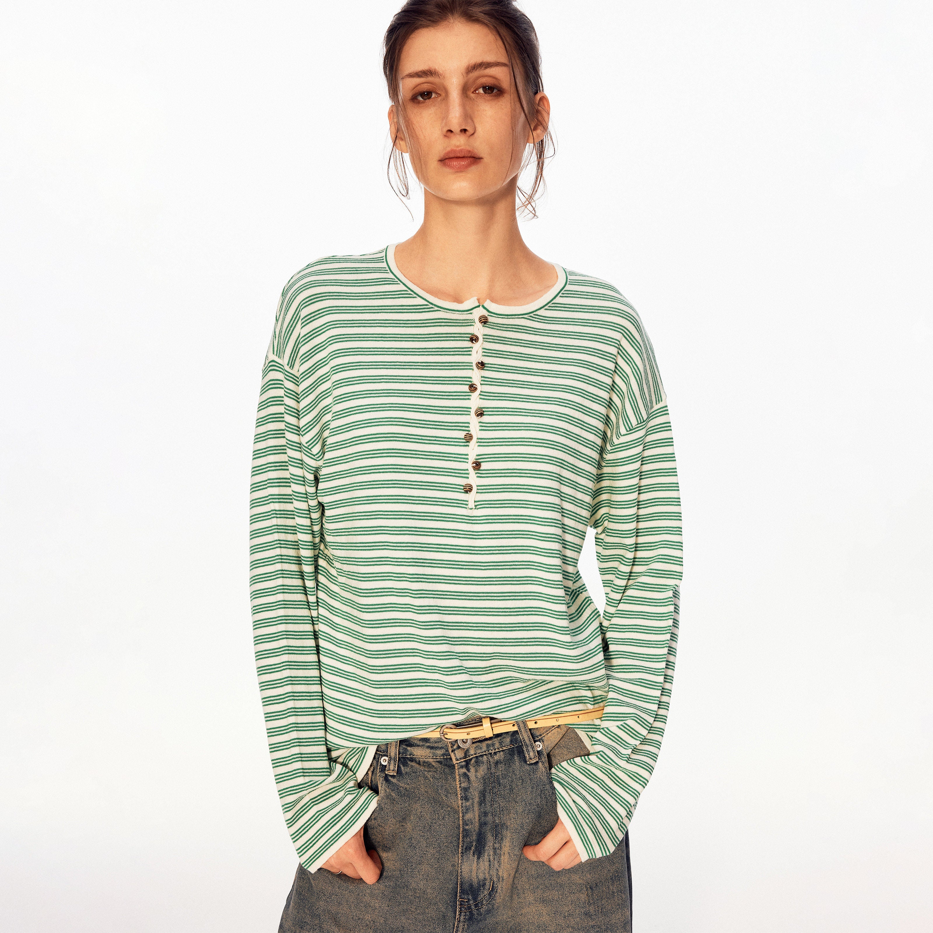 Harbor Stripe Henley