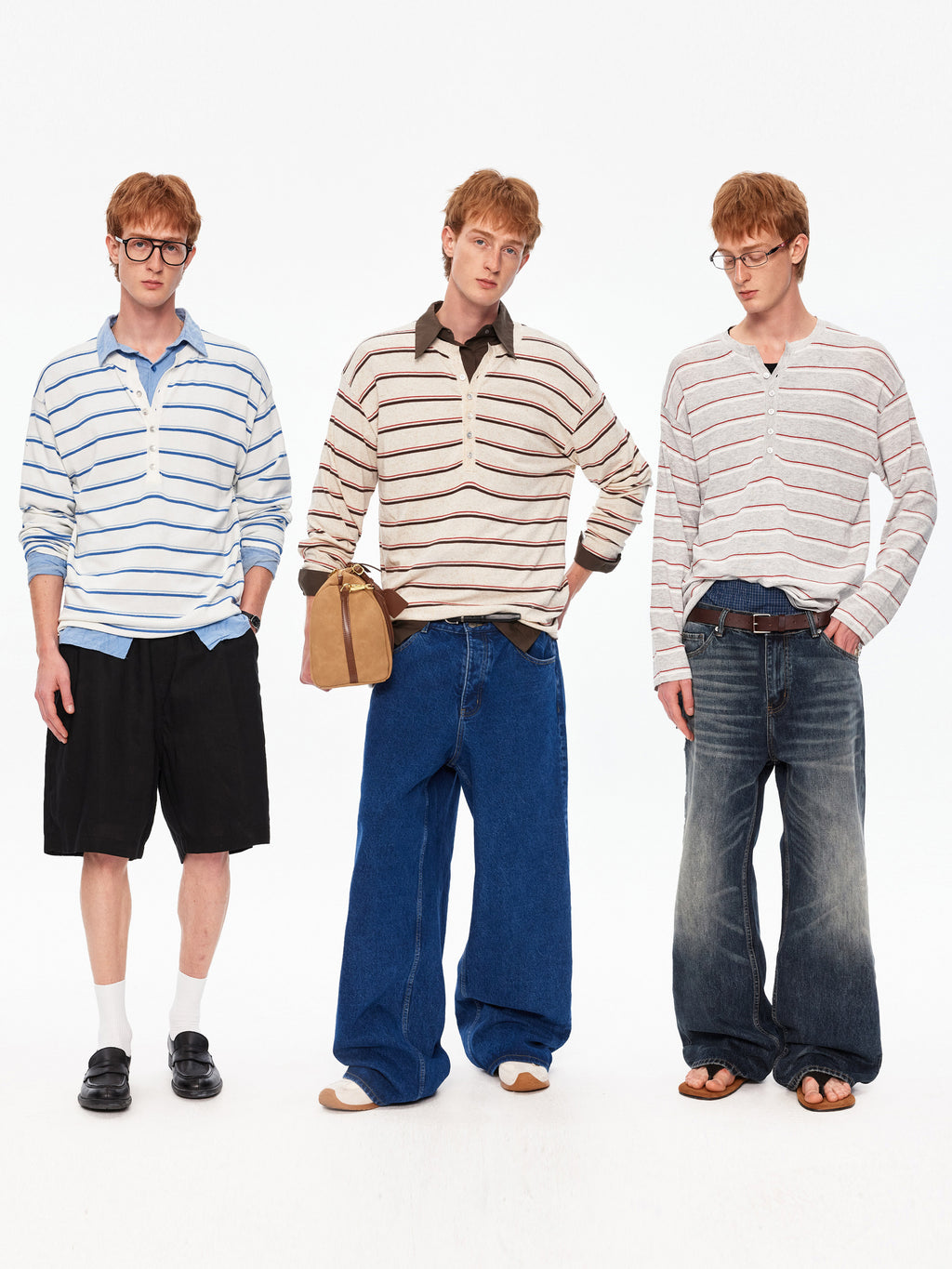 Atelier Striped Knit Polo