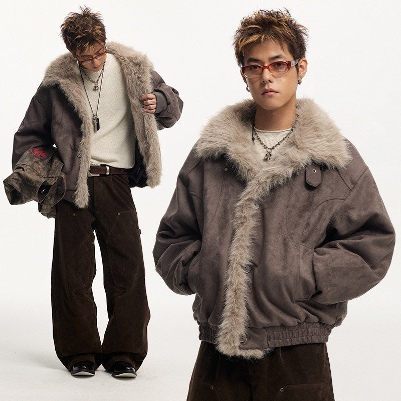 Summit Shearling Suede Jacket