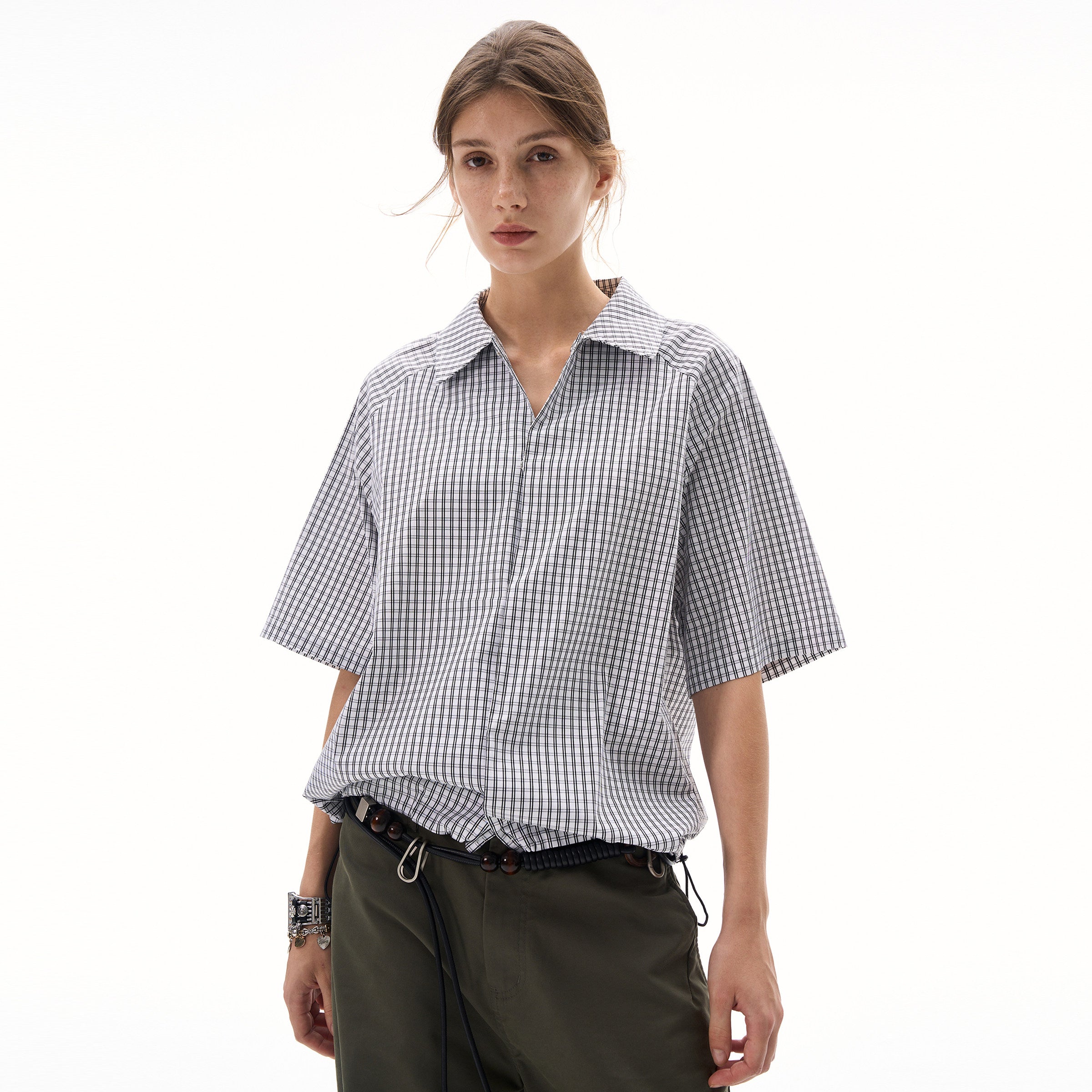 Civic Form Plaid Short Sleeve