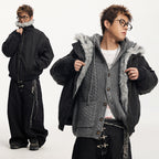 Alpine Fur-Collar Bomber Jacket