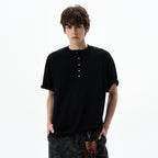 Atelier Rib Henley Tee