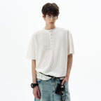 Atelier Rib Henley Tee