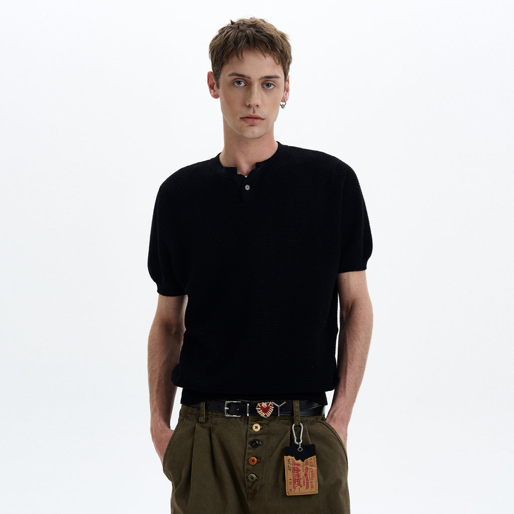 Atelier Knit Henley Tee