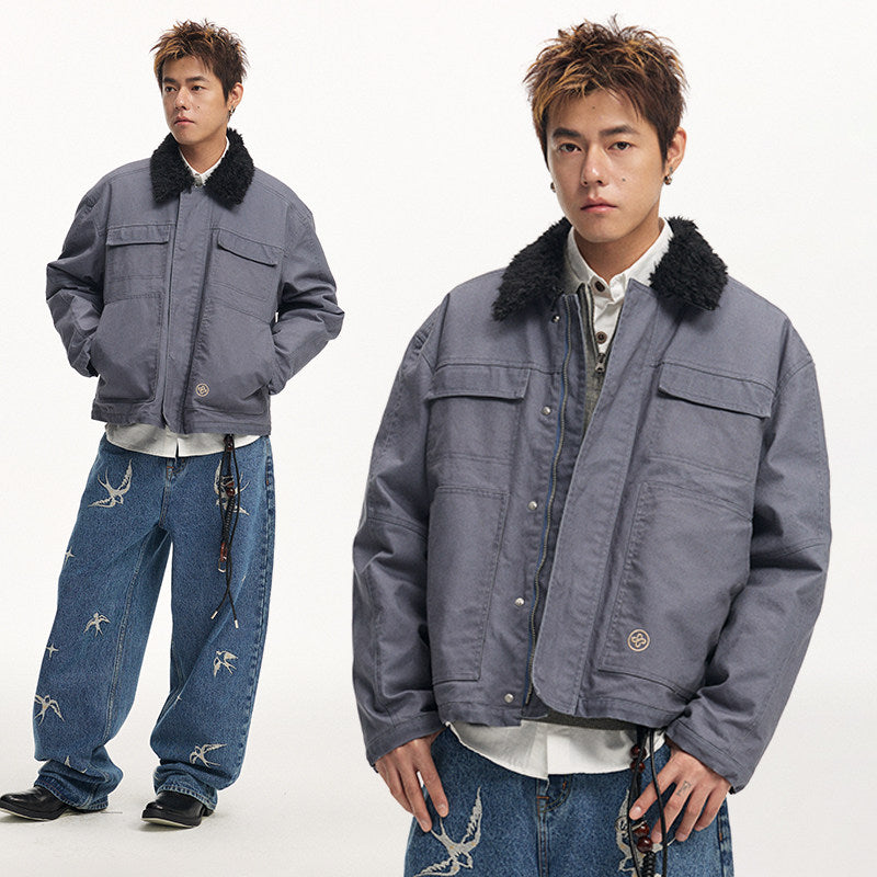 Heritage Fur-Collar Work Jacket