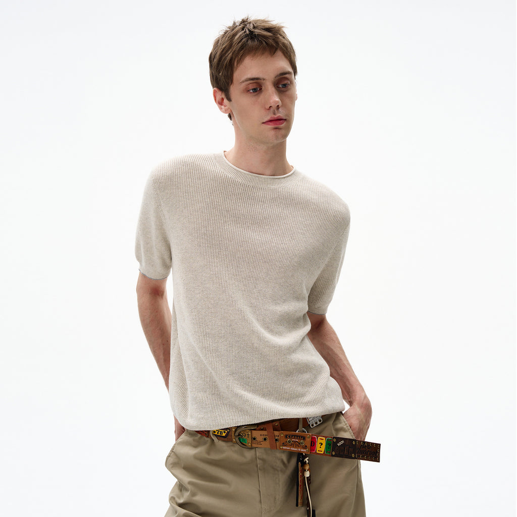 Atelier Linen Knit Tee
