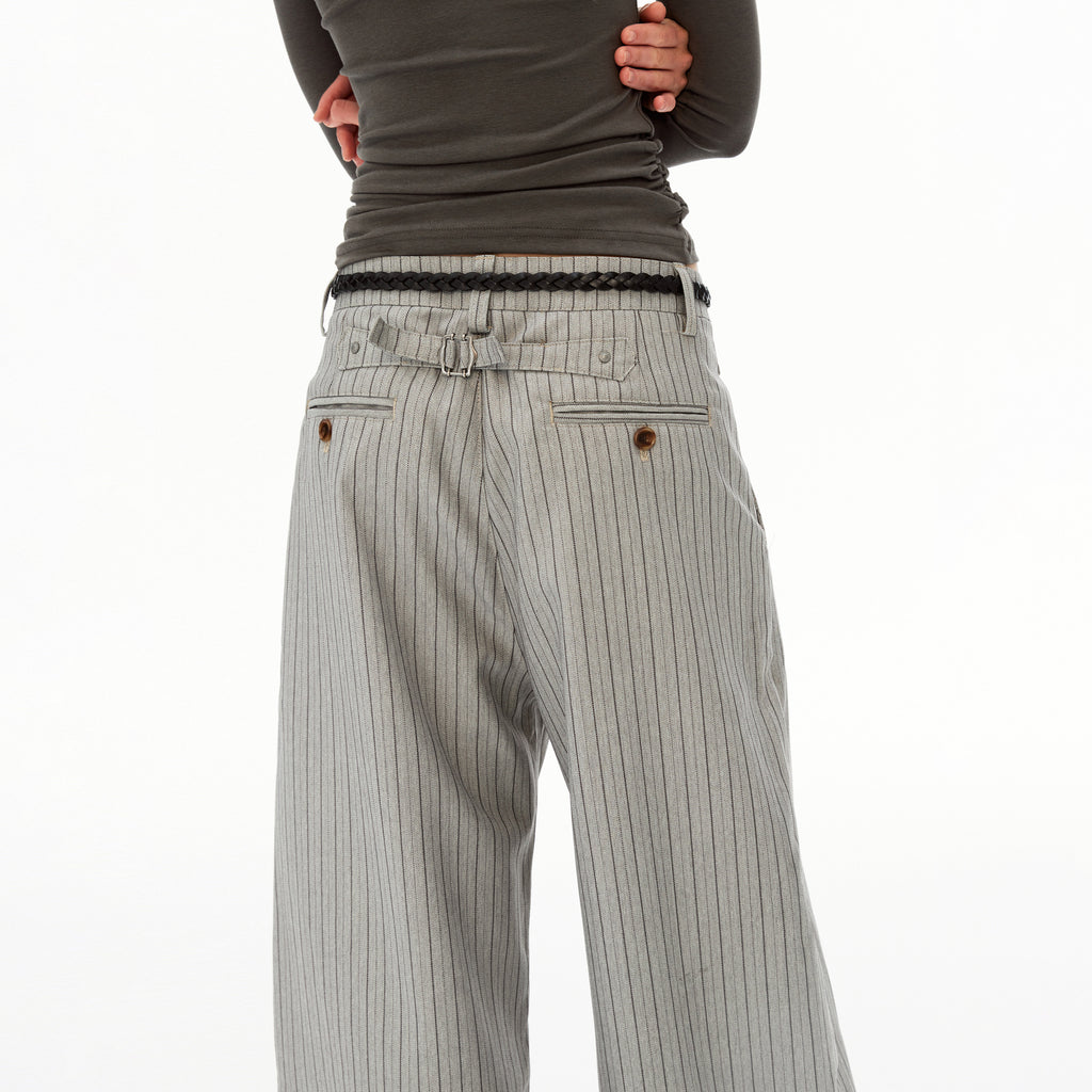 Atelier Striped Wide Leg Trousers