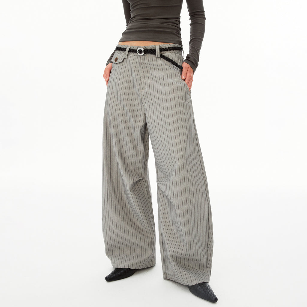 Atelier Striped Wide Leg Trousers