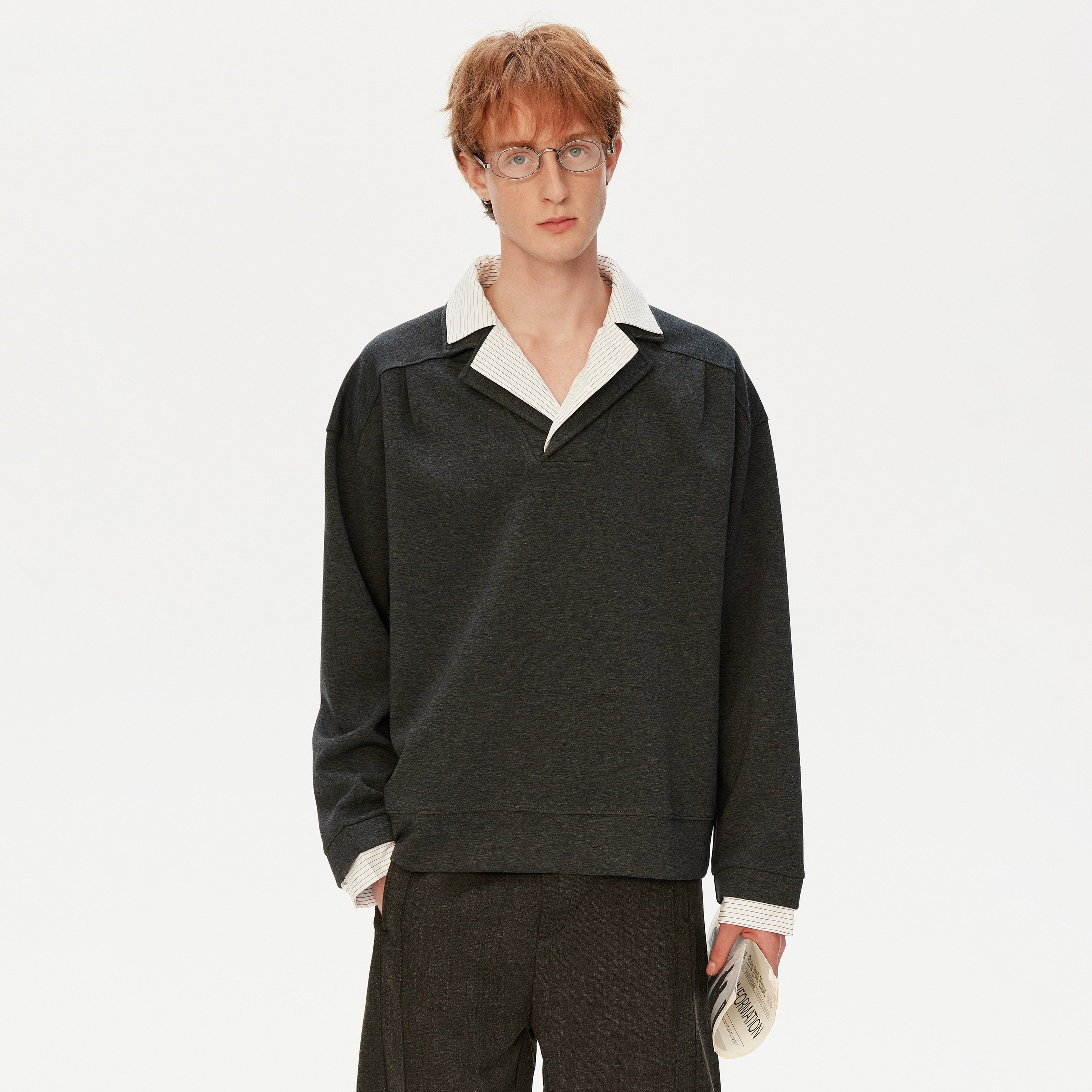 Atelier Double Collar Long Sleeve