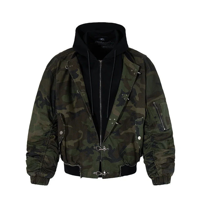 Blade Camo Patch Hooded Jacket