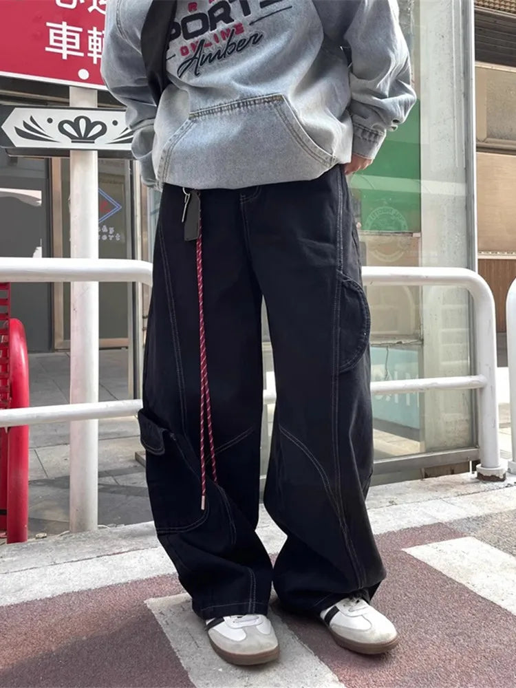 Recon Patchwork Cargo Denim