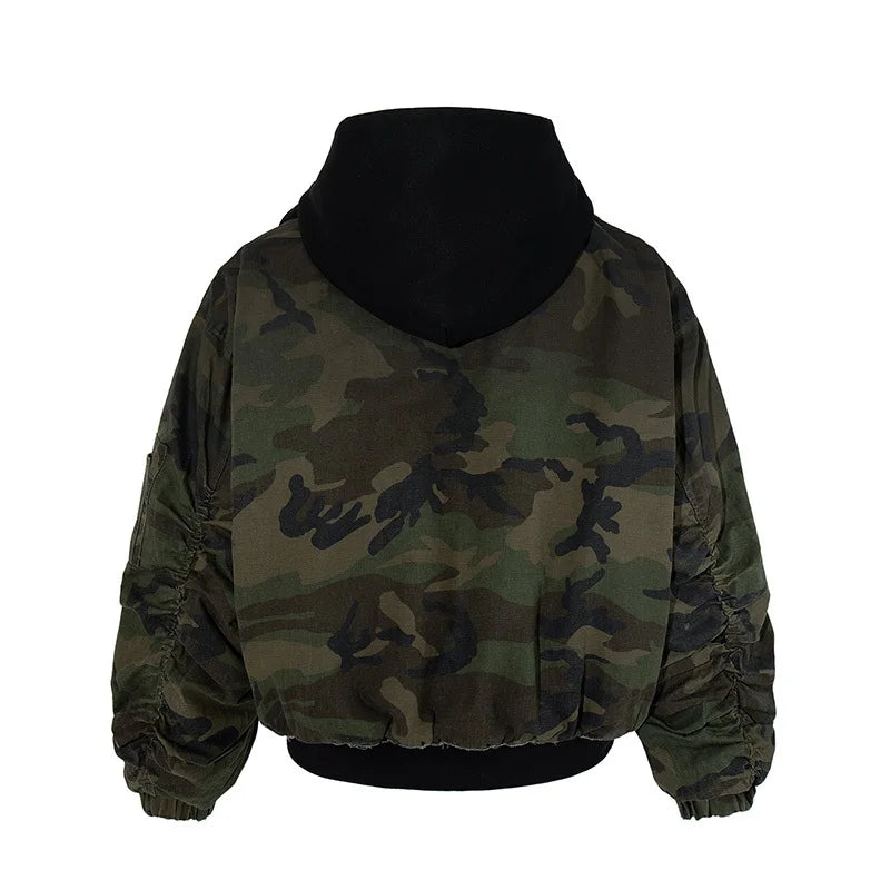 Blade Camo Patch Hooded Jacket