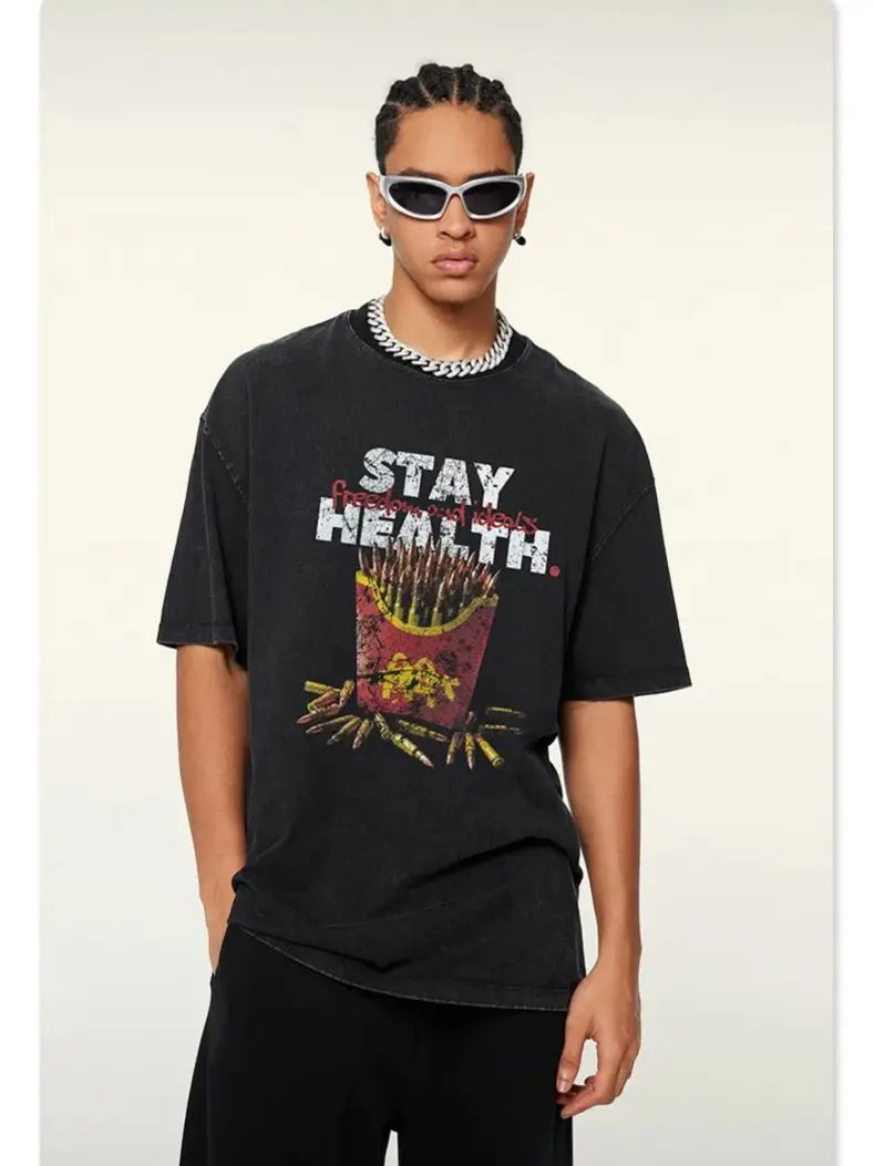 STAY HEALTH Graphic Tee