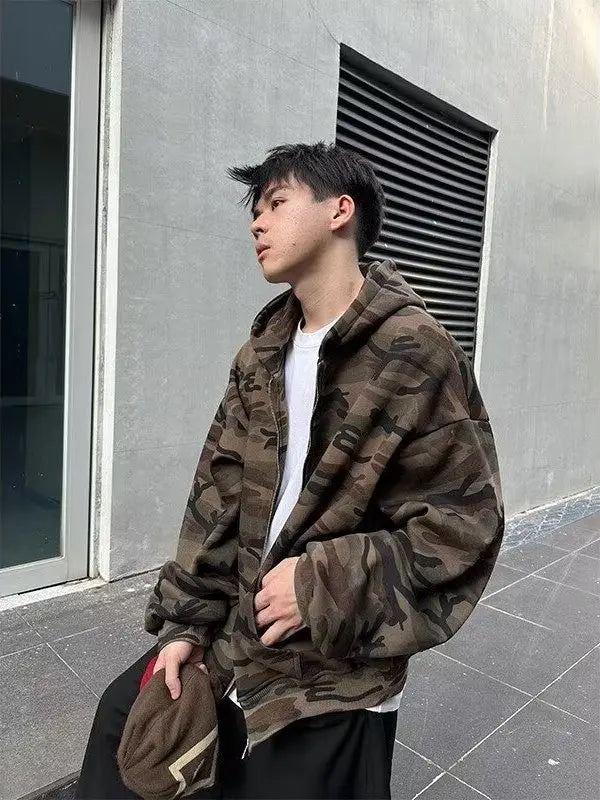 Recon Camo Zip Hoodie