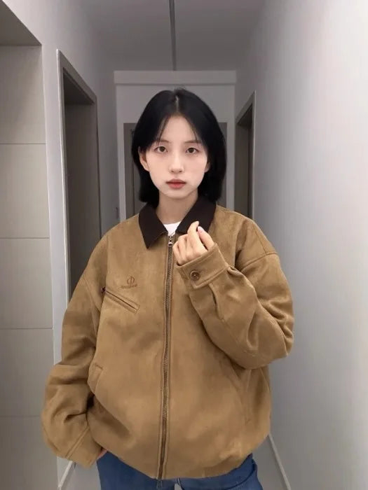 Core Suede Zip Jacket