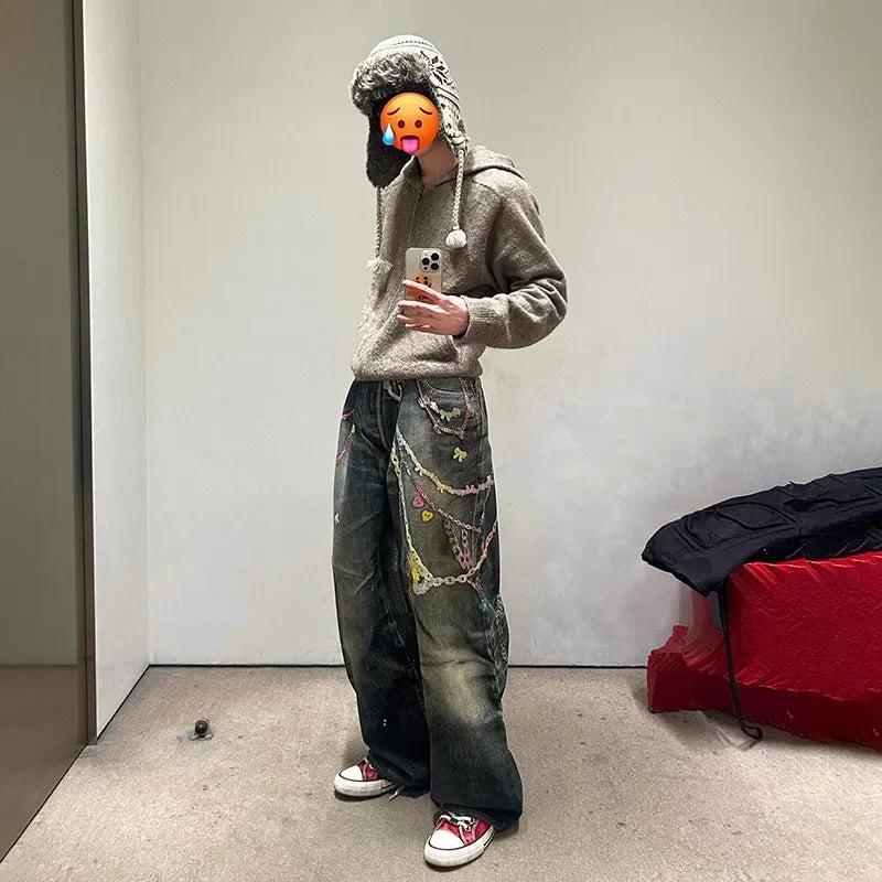 Chainfall Knife-Leg Jeans