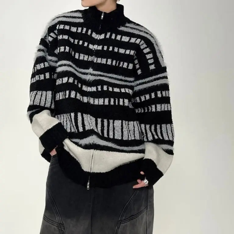 Zip Knit Sweater