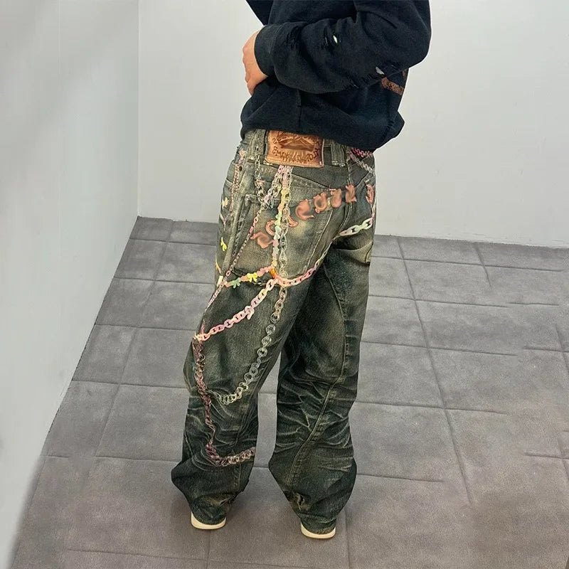 Chainfall Knife-Leg Jeans