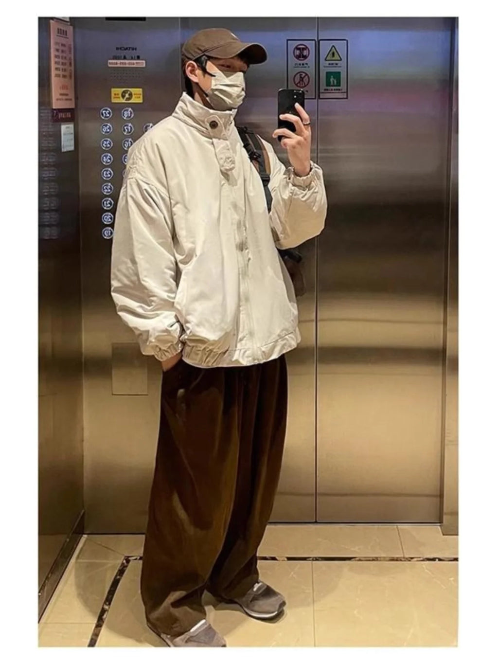 Padded Stand-Collar Jacket