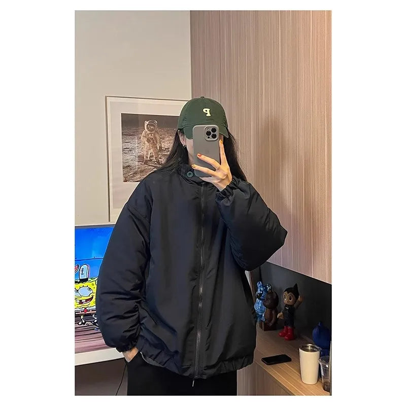 Padded Stand-Collar Jacket