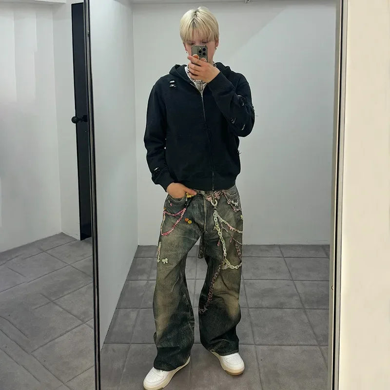 Chainfall Knife-Leg Jeans