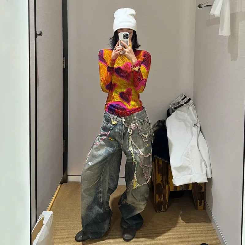 Chainfall Knife-Leg Jeans