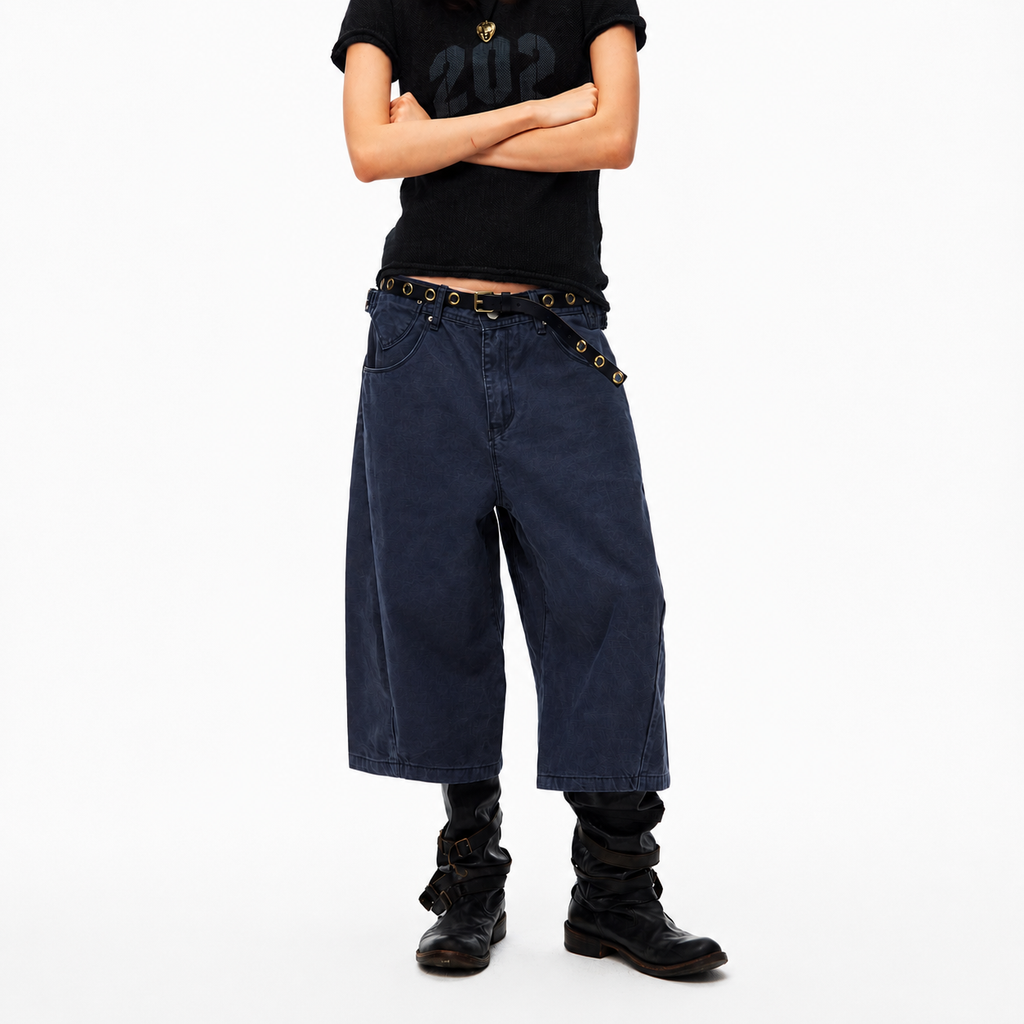 Anchor Cropped Denim
