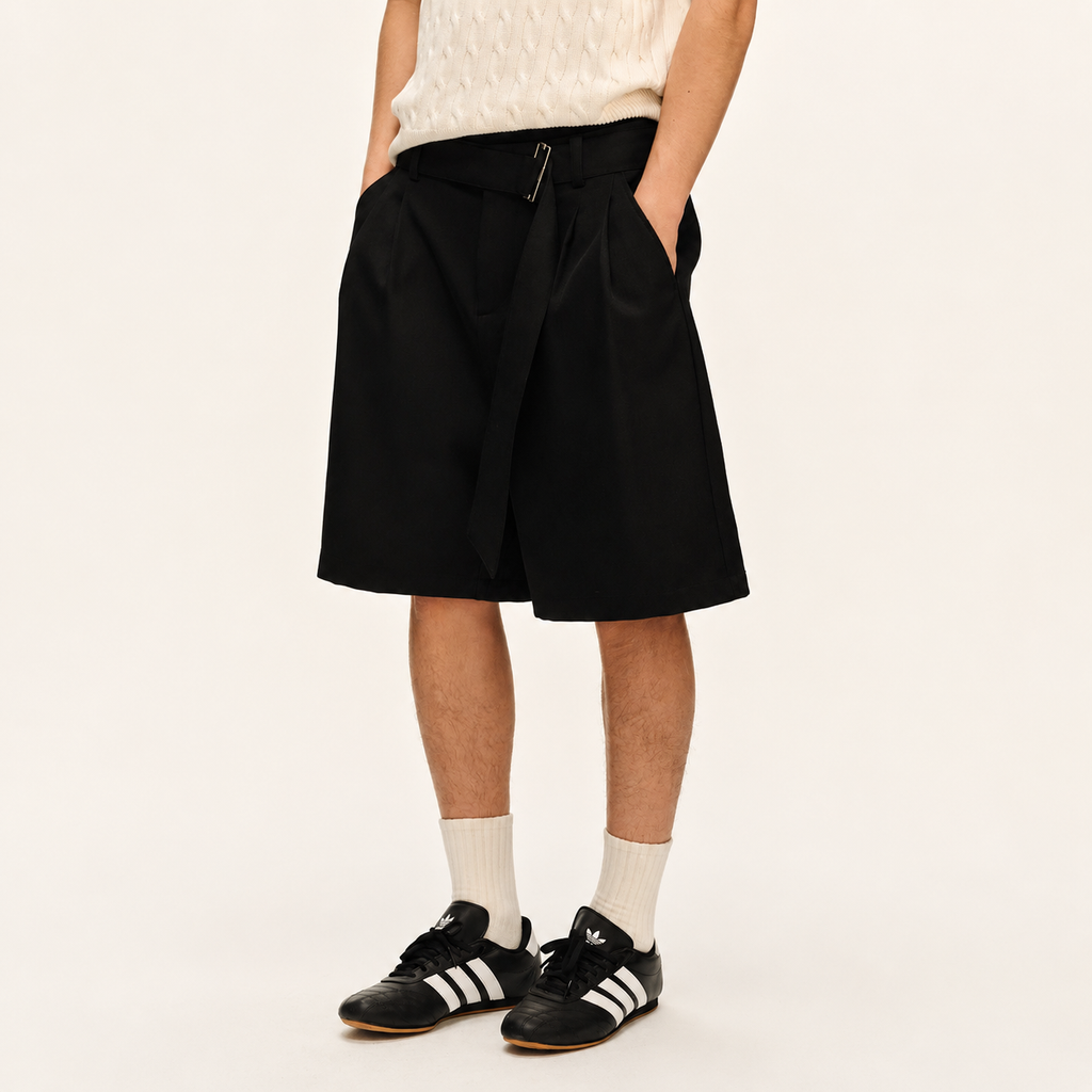 Noir Arc Bermuda Shorts