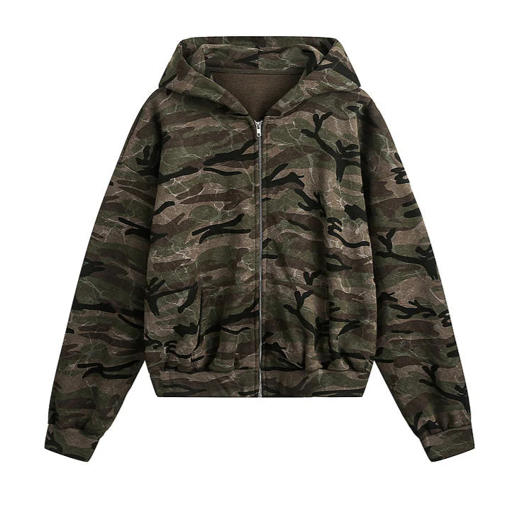 Recon Camo Zip Hoodie