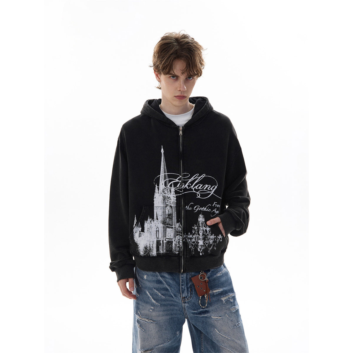 Cathedral District Zip Hoodie